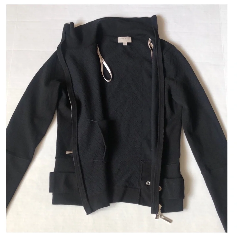 KAREN MILLEN ENGLAND BLACK JACKET/PREOWNED - Picture 7 of 17